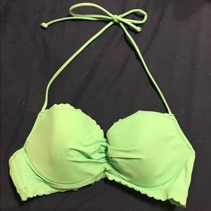 Light blue bikini top